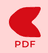 Kiss the PDF Logo